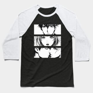 A Couple Meet Up Anime Eyes Baseball T-Shirt